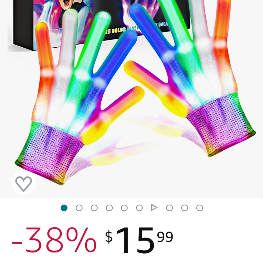 *LED FLASHING LIGHT GLOVES*